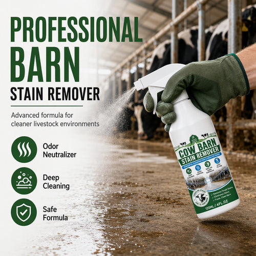 🔥 50% OFF | Barn Stain Remover Spray – Cuts Through Tough Dirt & Grime! 🐴✨