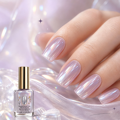 💅 40% OFF !! ⏰ Lilac Glossy Nail Strengthener – Strengthen Weak Nails & Restore Natural Shine