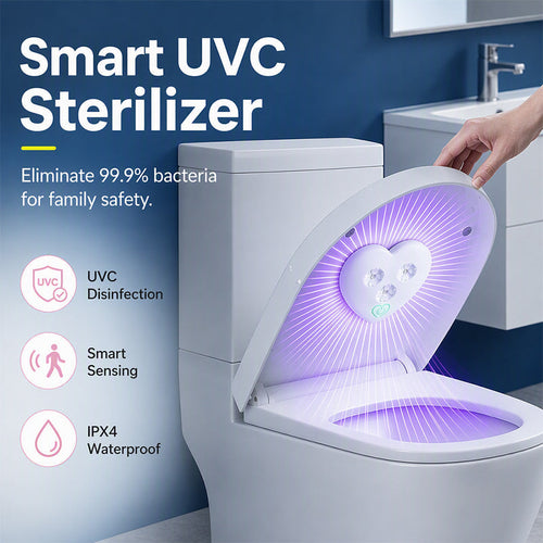 Smart UV-C Toilet Disinfection Lamp｜UV disinfection, odour removal and hygienic cleanliness for toilets and bathrooms