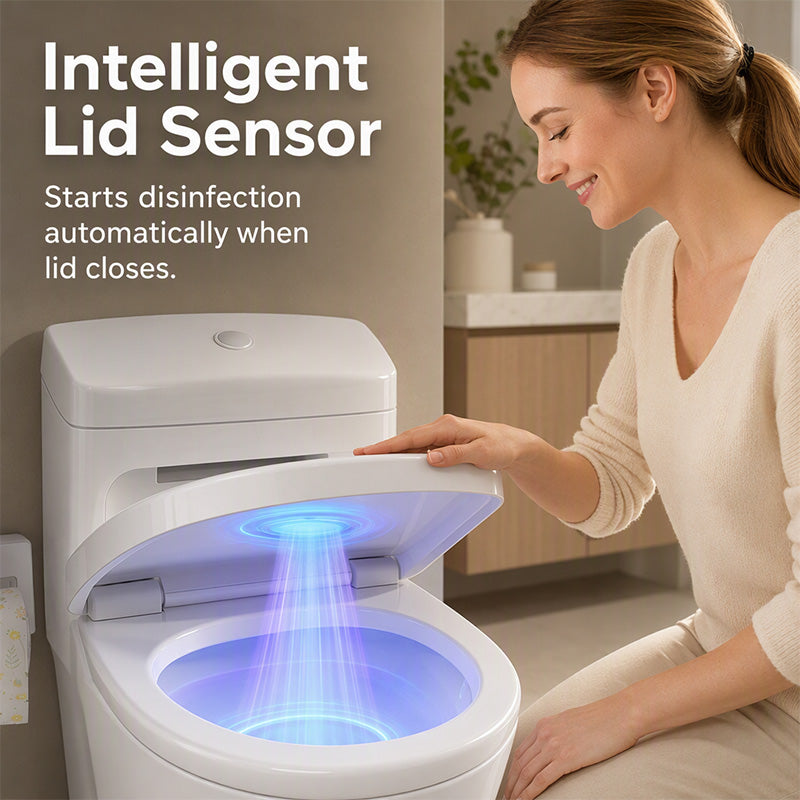 Smart UV-C Toilet Disinfection Lamp｜UV disinfection, odour removal and hygienic cleanliness for toilets and bathrooms