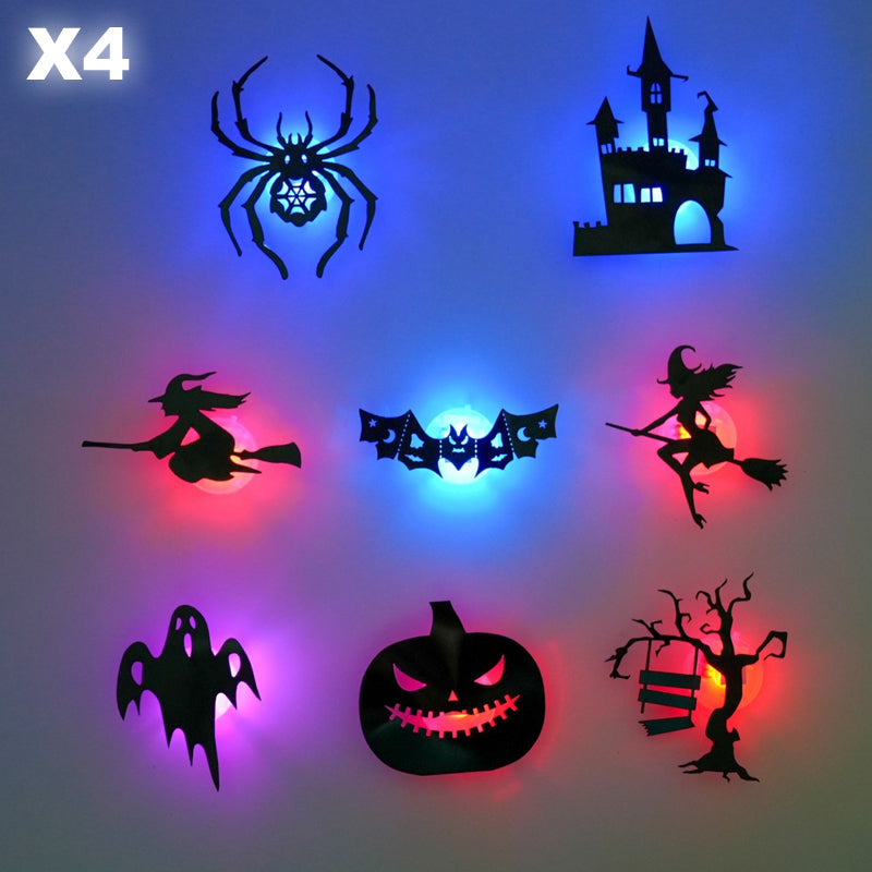 🎃 50% OFF! 👻 Glowing Halloween LED Decorations – Peel, Stick & Create a Spooky Glow ✨