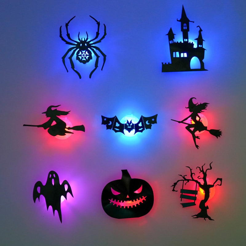 🎃 50% OFF! 👻 Glowing Halloween LED Decorations – Peel, Stick & Create a Spooky Glow ✨