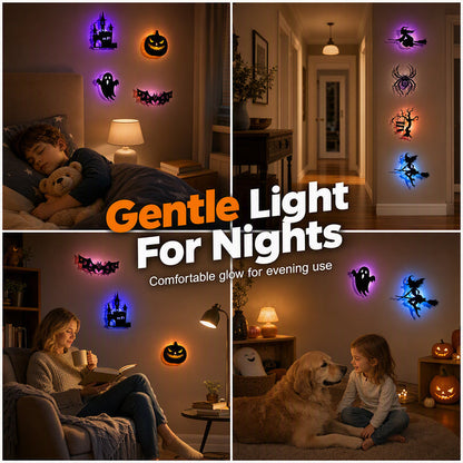 🎃 50% OFF! 👻 Glowing Halloween LED Decorations – Peel, Stick & Create a Spooky Glow ✨