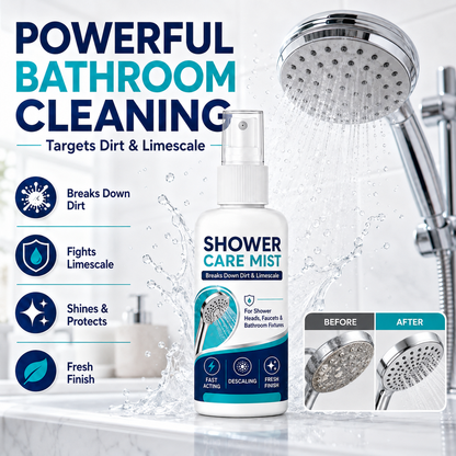 💦 50% OFF! 🚿 Fast Limescale Cleaning Spray ✨ Removes Hard Water Marks & Bathroom Mineral Buildup