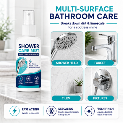 💦 50% OFF! 🚿 Fast Limescale Cleaning Spray ✨ Removes Hard Water Marks & Bathroom Mineral Buildup