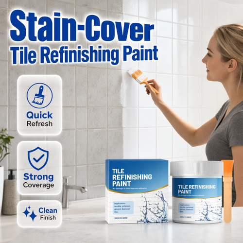 upsell White Tile Refinishing Paint with Brush