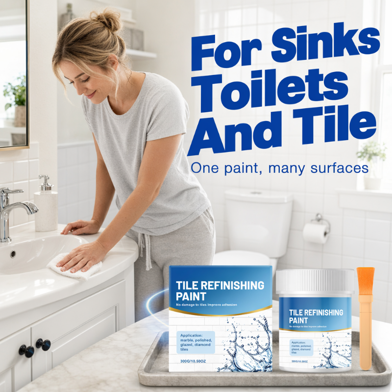 upsell White Tile Refinishing Paint with Brush