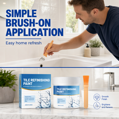 upsell White Tile Refinishing Paint with Brush