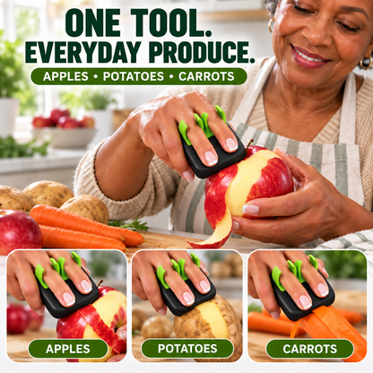 🎉2026 New Ergonomic Two-Finger Fruit and Vegetable Peeler