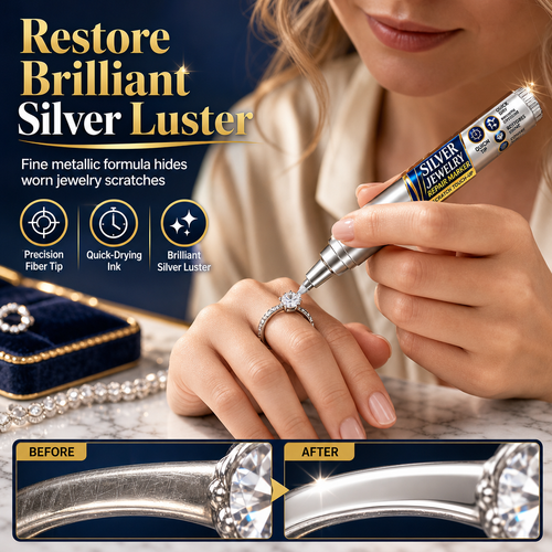 ✨ Silver-Tone Jewelry Touch-Up Pen