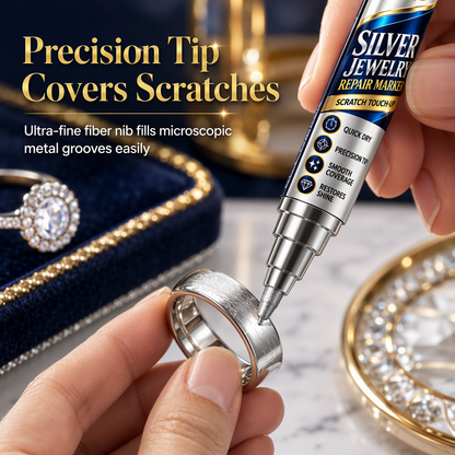 ✨ Silver-Tone Jewelry Touch-Up Pen