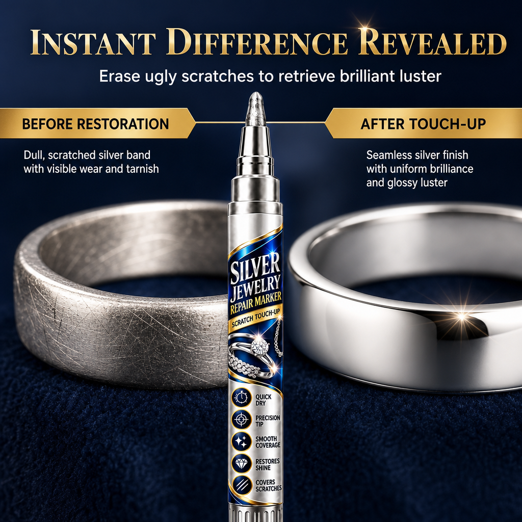 ✨ Silver-Tone Jewelry Touch-Up Pen