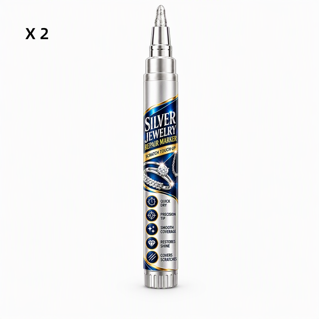 ✨ Silver-Tone Jewelry Touch-Up Pen
