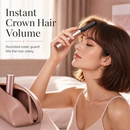 🔥50% OFF NOW!💇‍♀️Mini Cordless Heated Styling Comb, Portable Rechargeable Mini Hot Brush for Travel Hair Styling
