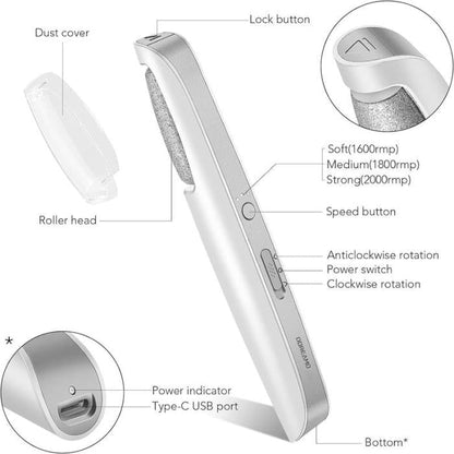 📢📢Enjoy 40%discount today!⏰Portable Electric Feet Callus Remover