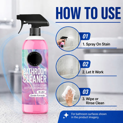 🧼 50% OFF | Powerful Multi-Purpose Cleaning Spray – Quickly Removes Limescale, Water Stains, Soap Scum & Tough Dirt